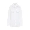 Jean Paul Gaultier Long Sleeves Double Layer Shirt In Black