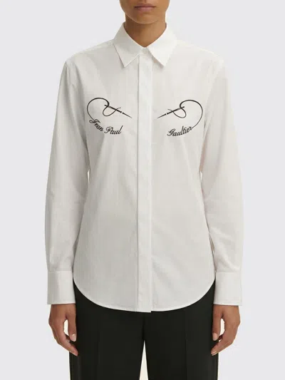 Jean Paul Gaultier Needles Shirt In White