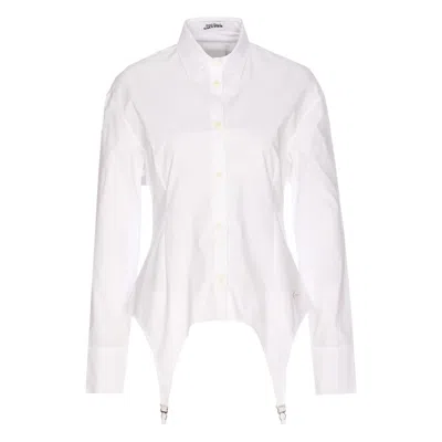 JEAN PAUL GAULTIER SHIRTS WHITE