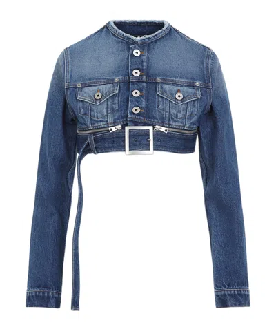 JEAN PAUL GAULTIER CROPPED DENIM JACKET