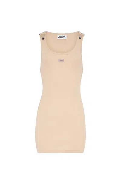 JEAN PAUL GAULTIER SHORT DRESS WOMAN NUDE