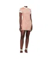 Jean Paul Gaultier Short Sleeve Dress In Multicolor