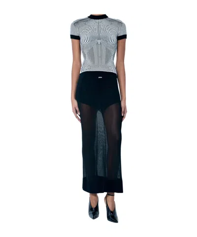 Jean Paul Gaultier Short-sleeved T-shirt In Black