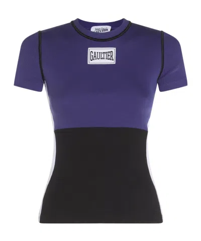 Jean Paul Gaultier Logo-print T-shirt In Multi