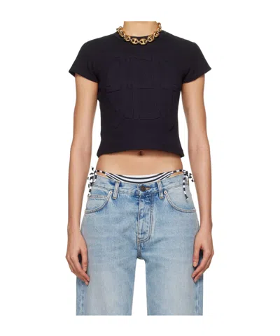 Jean Paul Gaultier Short-sleeved T-shirt In 00 Black