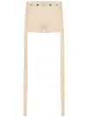 Jean Paul Gaultier Shorts With Logo Patch In Multi