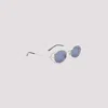 Jean Paul Gaultier Round Frame Sunglasses With Side Cut-out Detail In Blue