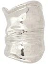 Jean Paul Gaultier Silver Brass Rings In Metallic