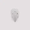 Jean Paul Gaultier Nail Ring Brass Silver Pointed Fingernail In Silver