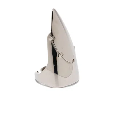 Jean Paul Gaultier Silver Rings Women In Metallic