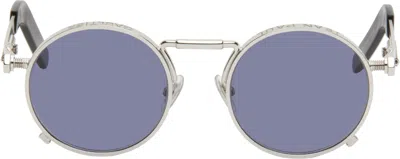 Jean Paul Gaultier Silver 'the 56-8171' Sunglasses In 91 Silver