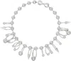 Jean Paul Gaultier Silver 'the Ball' Necklace In 91 Silver