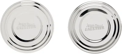 Jean Paul Gaultier Silver 'the Can' Earrings In 91-silver