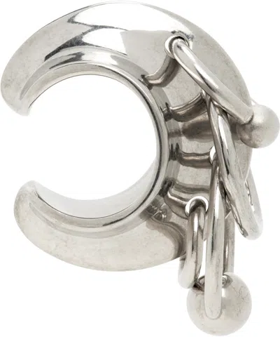 Jean Paul Gaultier Silver 'the Multi-piercing' Ear Cuff In 91 Silver