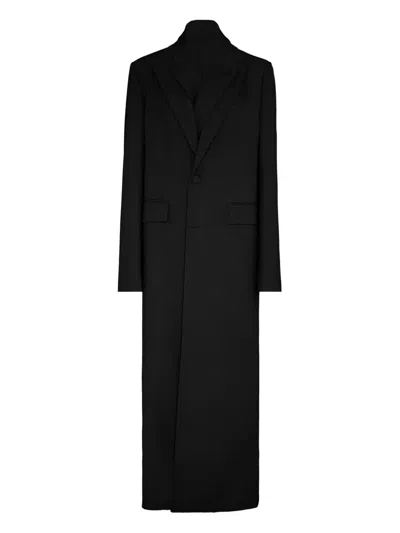 JEAN PAUL GAULTIER SINGLE-BREASTED LONGLINE COAT