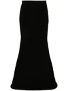 Jean Paul Gaultier Black 'the Knit 3d' Maxi Skirt In Black