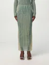 Jean Paul Gaultier Mesh Spiral Long Skirt