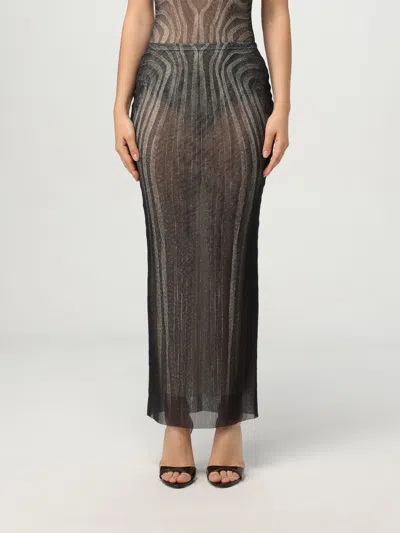 JEAN PAUL GAULTIER SKIRT JEAN PAUL GAULTIER WOMAN COLOR BLACK,G89448002