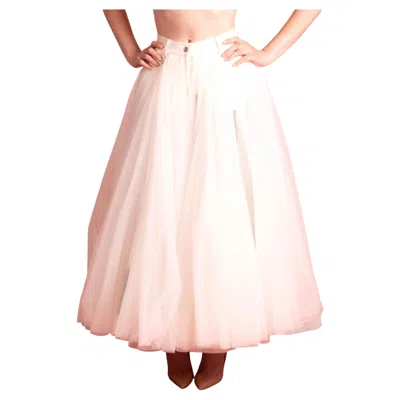 Pre-owned Jean Paul Gaultier Skirt 'retrospective - Les 30 Ans' By Jp Gaultier Summer 2007 In White