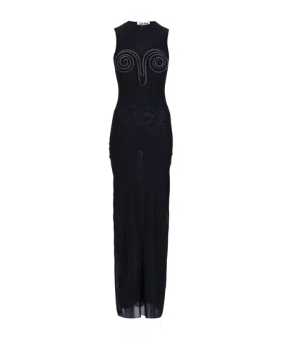 Jean Paul Gaultier Sleeveless Dress In Black