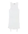 Jean Paul Gaultier Sleeveless Dress In White