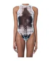 Jean Paul Gaultier Sleeveless Jumpsuit In Brown