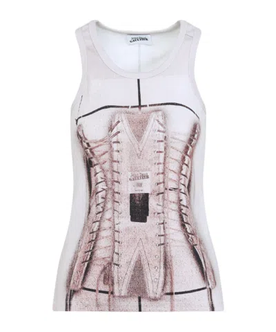 JEAN PAUL GAULTIER JEAN PAUL GAULTIER TROMPE LOEIL TANK TOP
