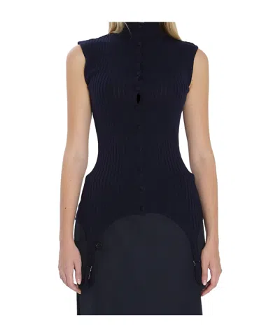 JEAN PAUL GAULTIER SLEEVELESS SWEATER