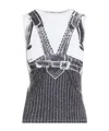 Jean Paul Gaultier Sleeveless T-shirt In Black
