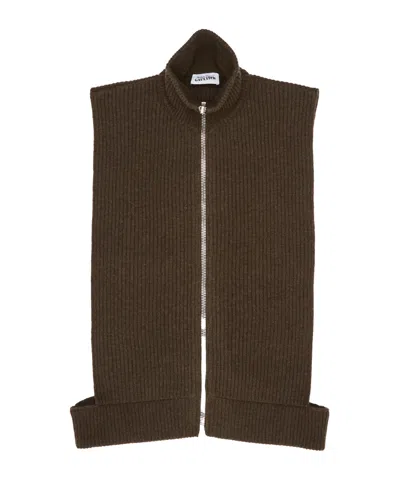 Jean Paul Gaultier Sleeveless Vest In Green