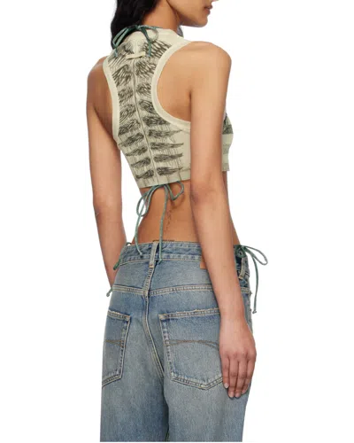Jean Paul Gaultier Sleeveless Vest In Nude