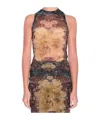 Jean Paul Gaultier Mdaillon Tank Top In Black