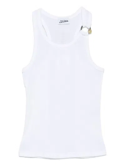 Jean Paul Gaultier Sleeveless White Top