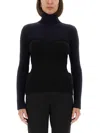 Jean Paul Gaultier Slim-fit Corset Design Top In Blue