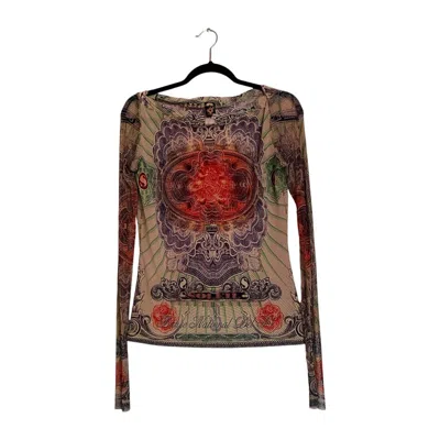 Pre-owned Jean Paul Gaultier Soleil Mesh Top In Multi