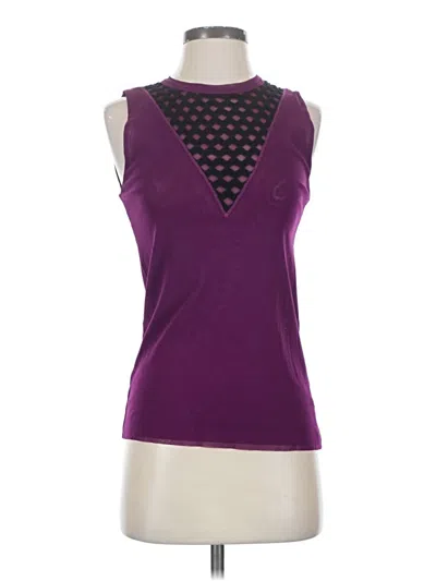 Pre-owned Jean Paul Gaultier Soleil Sleeveless T-shirt In Purple