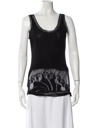Pre-owned Jean Paul Gaultier Soleil Vintage 2000's Top In Black