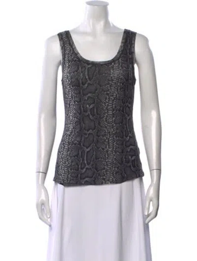 Pre-owned Jean Paul Gaultier Soleil Vintage 2000's Top In Gray
