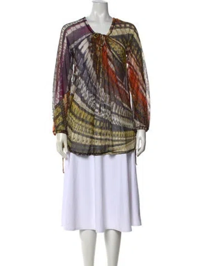 Pre-owned Jean Paul Gaultier Soleil Vintage 2000's Top In Multi