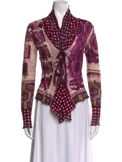 Pre-owned Jean Paul Gaultier Soleil Vintage 2000's Top In Pink