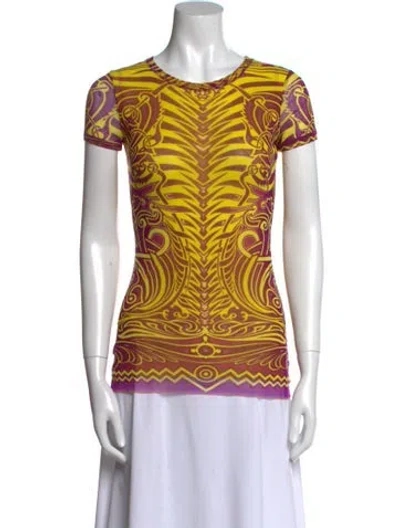 Pre-owned Jean Paul Gaultier Soleil Vintage 2000's T-shirt In Multi