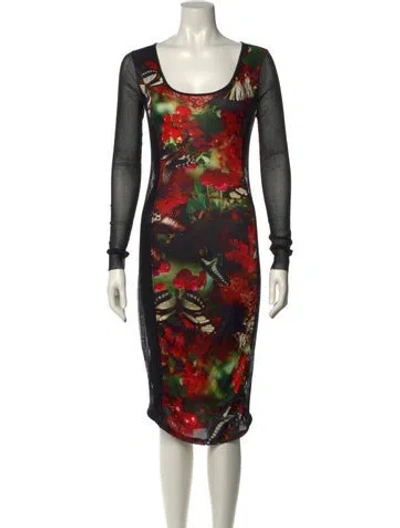 Pre-owned Jean Paul Gaultier Soleil Vintage Knee-length Dress In Black