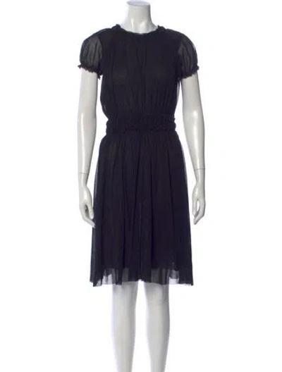 Pre-owned Jean Paul Gaultier Soleil Vintage Knee-length Dress In Black