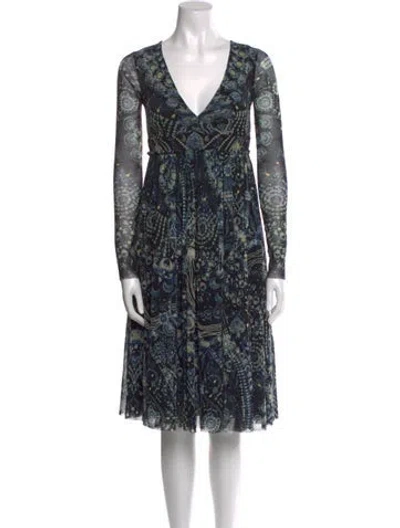 Pre-owned Jean Paul Gaultier Soleil Vintage Knee-length Dress In Blue