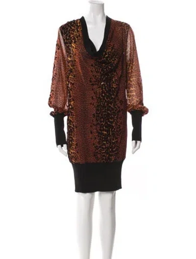 Pre-owned Jean Paul Gaultier Soleil Vintage Knee-length Dress In Brown