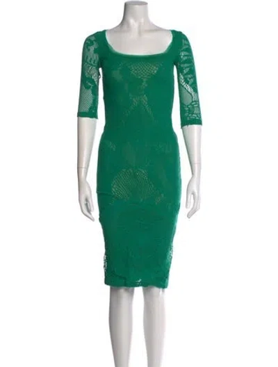 Pre-owned Jean Paul Gaultier Soleil Vintage Knee-length Dress In Green