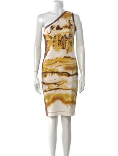Pre-owned Jean Paul Gaultier Soleil Vintage Knee-length Dress In Yellow