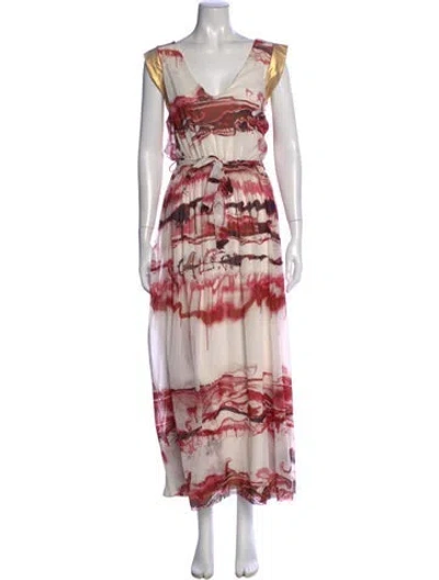 Pre-owned Jean Paul Gaultier Soleil Vintage Long Dress In Multi