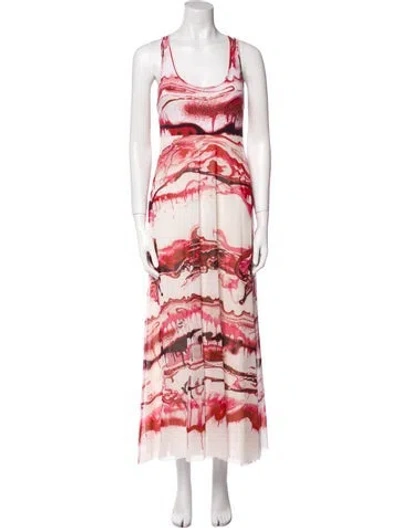 Pre-owned Jean Paul Gaultier Soleil Vintage Long Dress In Pink