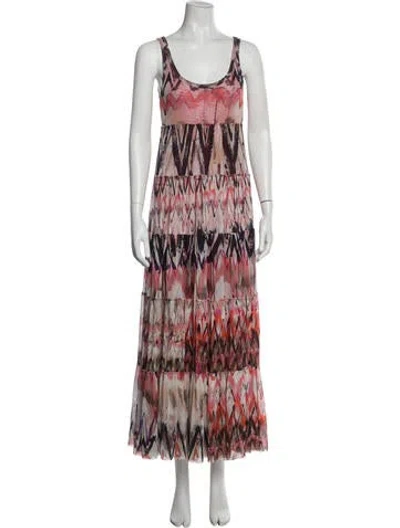 Pre-owned Jean Paul Gaultier Soleil Vintage Long Dress In Pink
